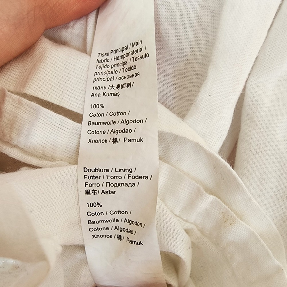Catimini France Girls White Pink Lace Embroidered Dress Ruffles 100% Cotton Sz 4 - Picture 9 of 10